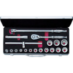 ＫＴＣ　１２．７ｓｑ．ソケットレンチセット［１９点］（TB415W） 483-6081｜ペイントアンドツール