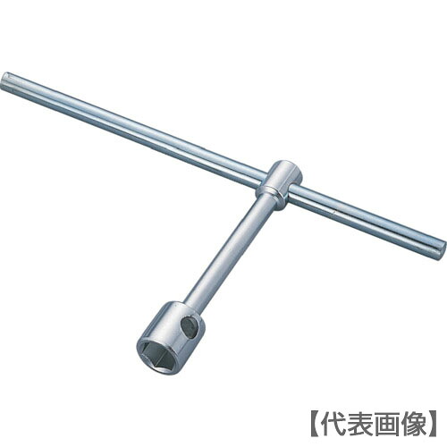ＴＯＮＥ　Ｔ形レンチ　両口ホイルナットレンチ　対辺寸法６角：４１ｍｍ　対辺寸法４角：２１ｍｍ（HW-4121）256-0356【ＴＯＮＥ（株）】