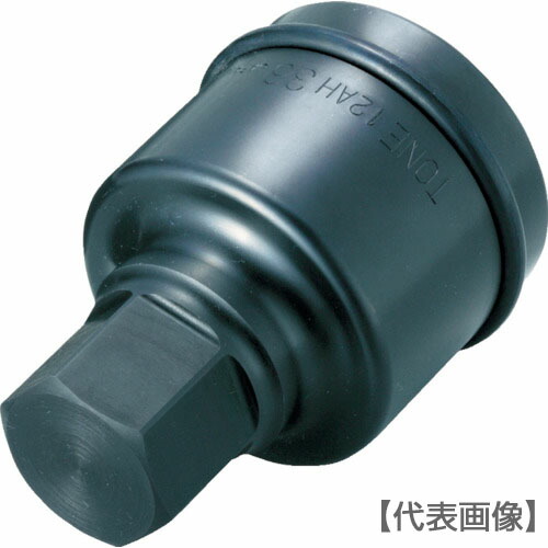 ＴＯＮＥ　インパクト用ヘキサゴンソケット　３６ｍｍ　全長１１０ｍｍ（12AH-36）396-3781【ＴＯＮＥ（株）】