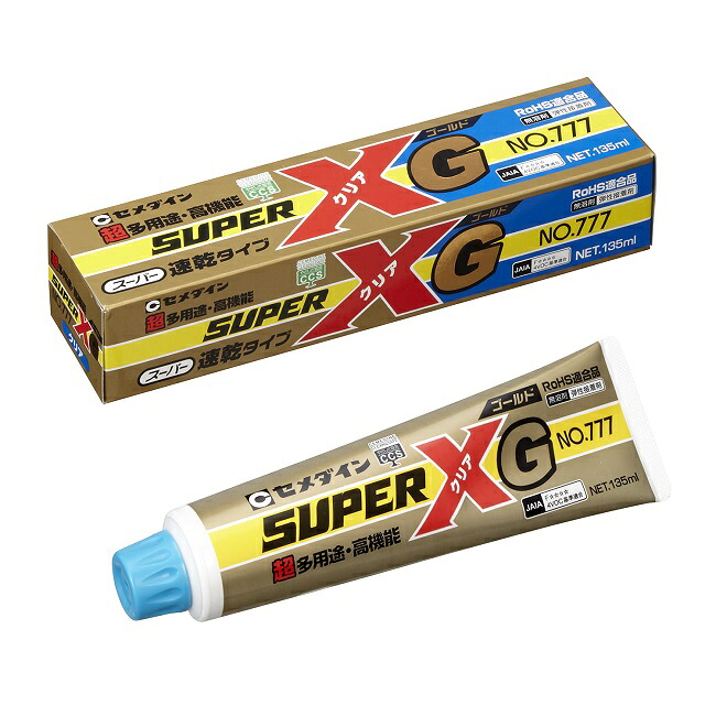スーパーXG　No.７７７　クリア　135ml（箱）　1箱（5本）　AX-115【セメダイン】 6,146円