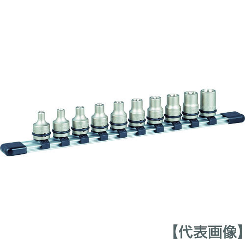 ＴＯＮＥ　インパクト用トルクスソケットセット（ホルダー付）　１０ｐｃｓ（HATXE310）396-4361【ＴＯＮＥ（株）】