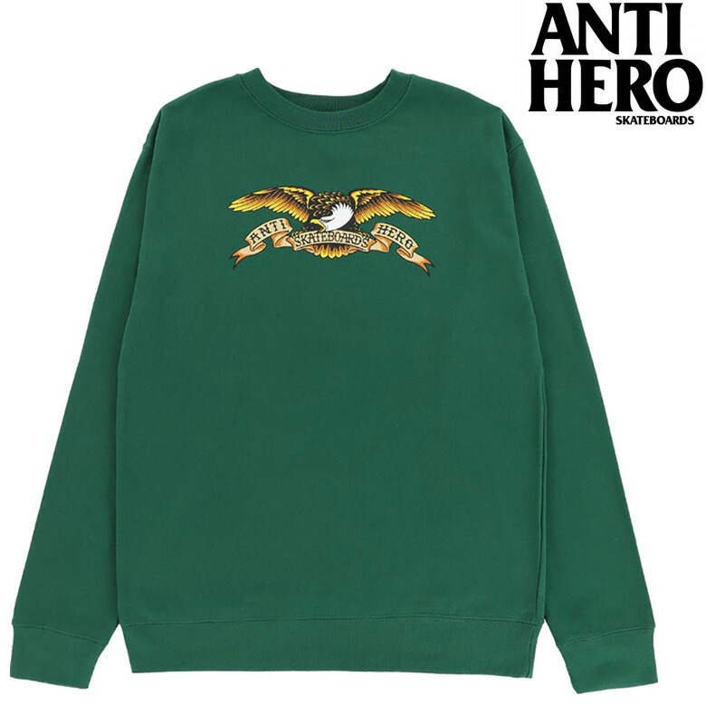 アンタイヒーロー トレーナー ANTI HERO EAGLE CREW NECK SWEAT クルーネック スウェット スケーター 正規取扱店