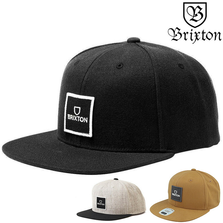 ブリクストン キャップ BRIXTON ALPHA SQUARE MP SNAPBACK CAP キャップ スナップバックキャップ 帽子 ベースボールキャップ 【12時迄のご注文で当日出荷（店舗休業日以外）】