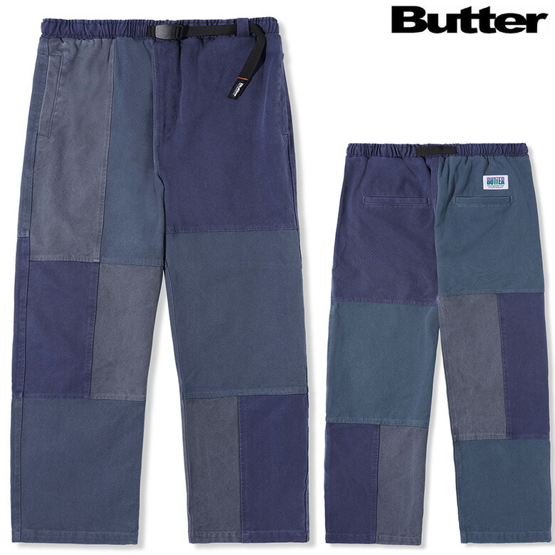 【楽天市場】バターグッズ パンツ BUTTER GOODS WASHED CANVAS PATCHWORK PANTS クライミングパンツ
