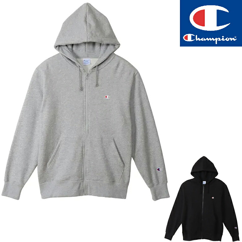 はやりっ子 パーカー ジップフーデッドスウェットシャツ CHAMPION ZIP HOODED SWEAT SHIRTS メンズ フルジップ ジップアップ フーディ 流汗 第一義的 定まり取りまわし店 C3-Y137 セットアップ相応う商いもの