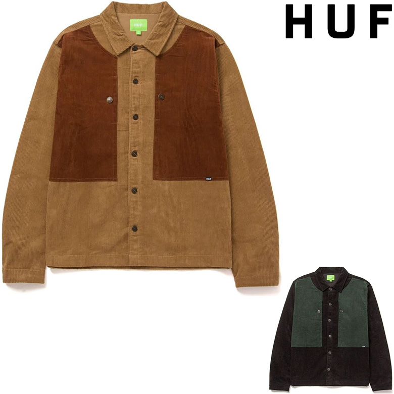 楽天市場】ハフ ジャケット HUF SPLIT ZIP WORK SHIRT ハフ ジャケット