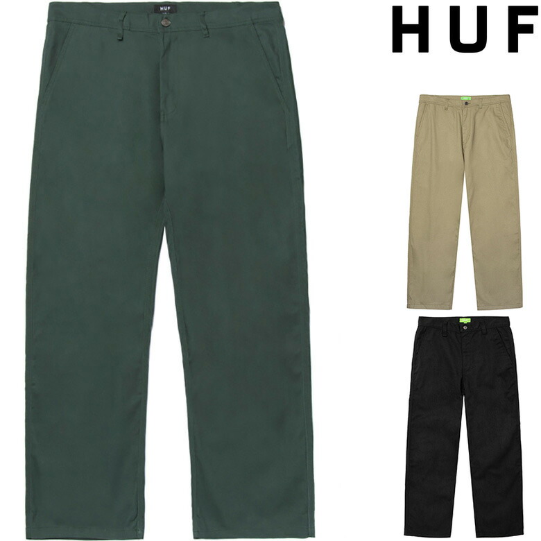 楽天市場】ハフ パンツ HUF GILMAN DOUBLE KNEE PANT ワイドパンツ