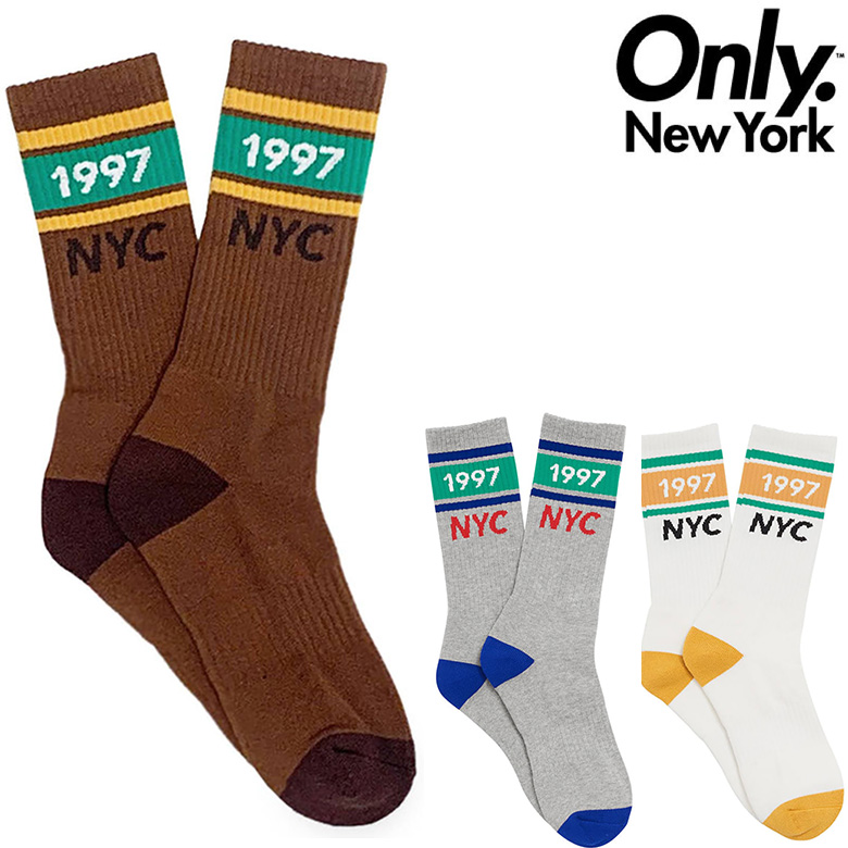 楽天市場】オンリーニューヨーク ソックス ONLY NY NYC TRACK SOCKS