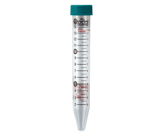 遠沈管　15mL　1ケース（2ラック（25本／ラック）／箱&times;10箱入）｜カイセイ加工（透明屋パク）