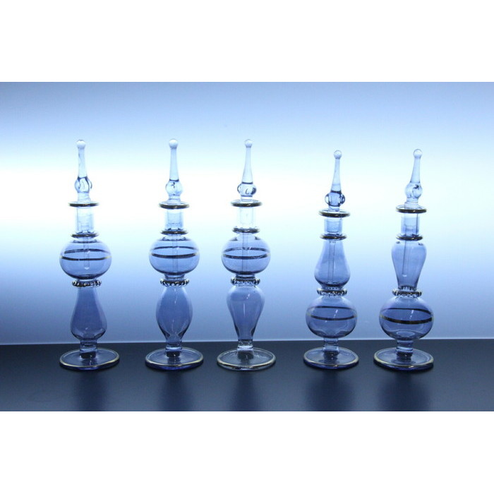 楽天市場 香水瓶 エジプトガラス 青色エジプト ガラス ハーバリウム ガラス瓶 ボトル 香水ボトル 透明屋パク