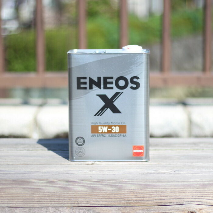 ENEOS X エネオス エックス ハイクオリティ モーターオイル エンジンオイル 5W-30 SP RC GF-6A 部分合成油 4L缶  【72%OFF!】