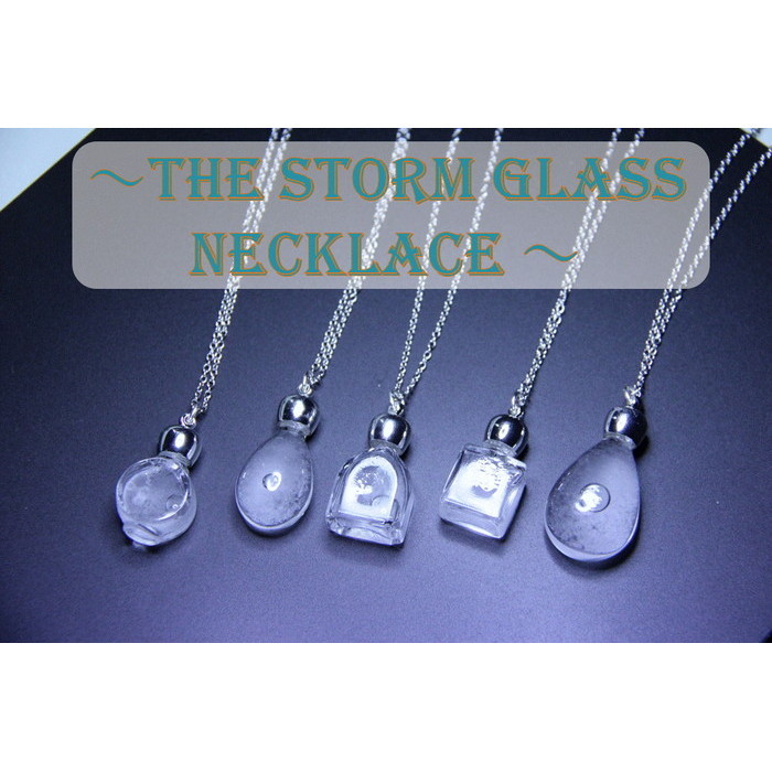 楽天市場 天気がわかる ネックレス ストームグラス天気予報 お天気管 フィッツロイ 気象予報 テンポドロップ ミニ ペンダント 気象計 アクセサリー ハンドメイド 面白い おもしろ かわいい おしゃれ プレゼント 贈り物 ギフト 誕生日 ホワイトデー お返し 透明屋パク