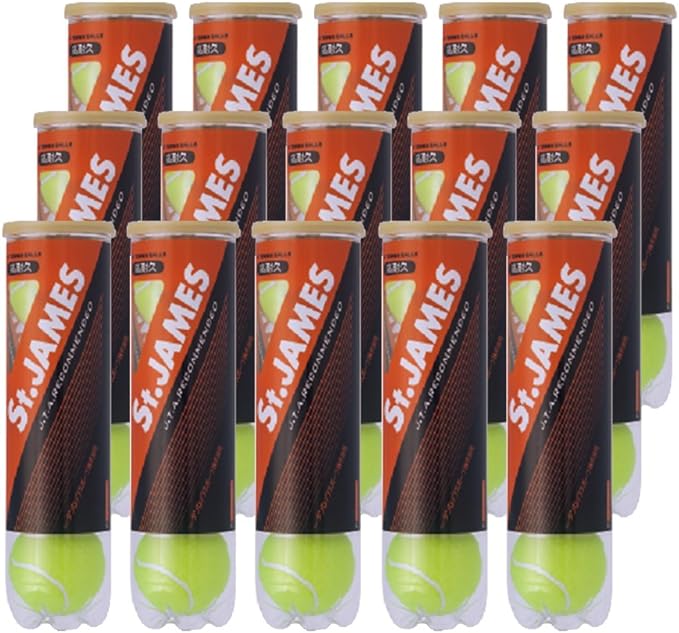 貨物輸送無料(沖縄・北海道・離島を除く)☆DUNLOP(ダンロップ) 硬式 庭球 どんぶり鉢 仙・ジェームス プレッシャーライズド どんぶり鉢 4個入り口・入口瓶 15缶(60球)仕掛ける STJAMESI15