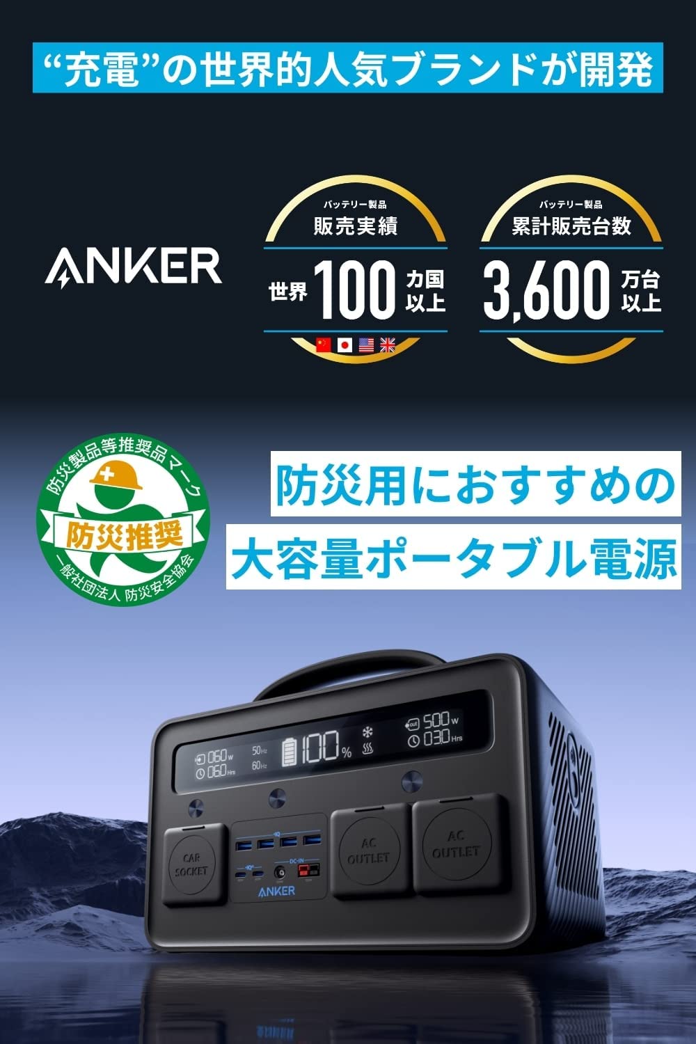 楽天市場】あす楽発送♪送料無料☆Anker PowerHouse II 800