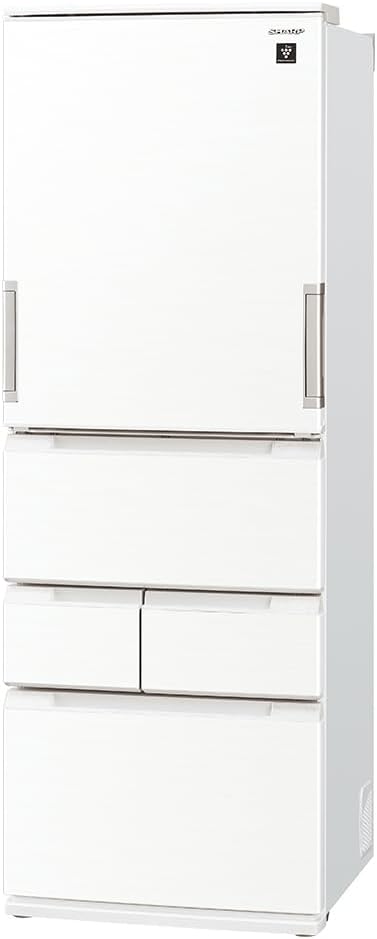 SJ-MW46M-W 【配送＆設置無料・リサイクル希望される場合は事前申込可能】シャープ 冷蔵庫 幅65.0cm 457L 両開き(どっちもドア) SJ-MW46M-W ラスティックホワイト メガフリーザー 奥行薄型　送料無料(沖縄・北海道・離島を除く)☆｜日用グッズ専門店kroeus 114,900円