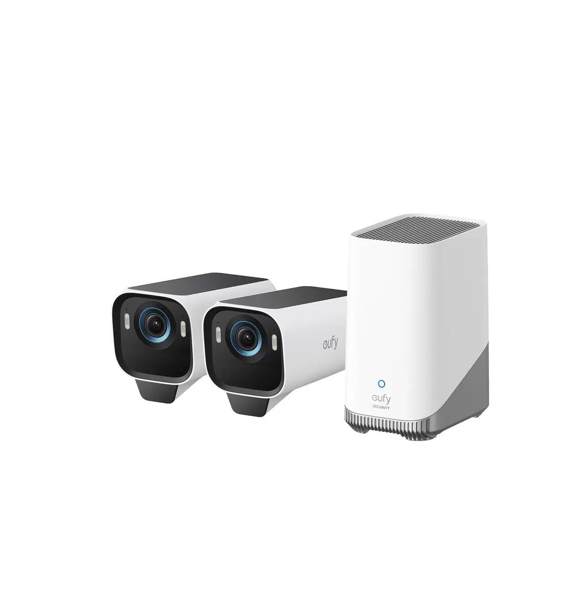 ★貨物輸送無料(沖縄・北海道・離島を除く) Anker（船がかり）EufyCam S3 Pro 室外写真機２個仕掛ける T88925W1 Anker EufyCam S3 Pro 2-Cam Kit T88925W1 (北海道は1000円。沖縄・離島2000円自動小銃足し加える）★SDGs合従連衡協調主義バス発着場より送りとどける
