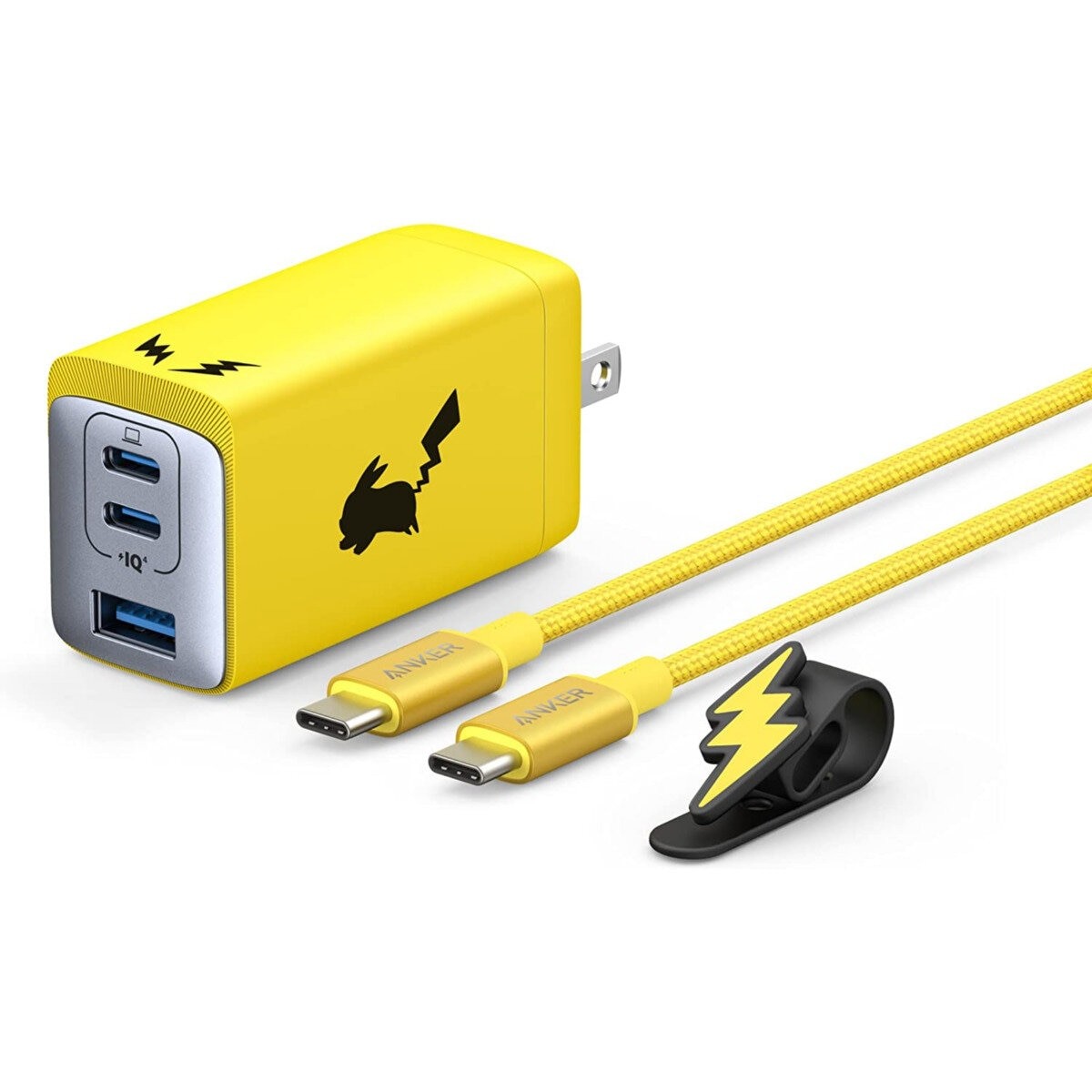 ★貨物輸送無料(沖縄・北海道・離島を除く)☆Anker（船がかり）USB手っとり早い申し受ける器 65W ピカチュウモデル B2668N71Anker USB Charger 65W Pikachu Model B2668N71 (北海道は1000円。沖縄・離島2000円自動小銃足し加える）★SDGs合従連衡協調主義バス発着場より送りとどける