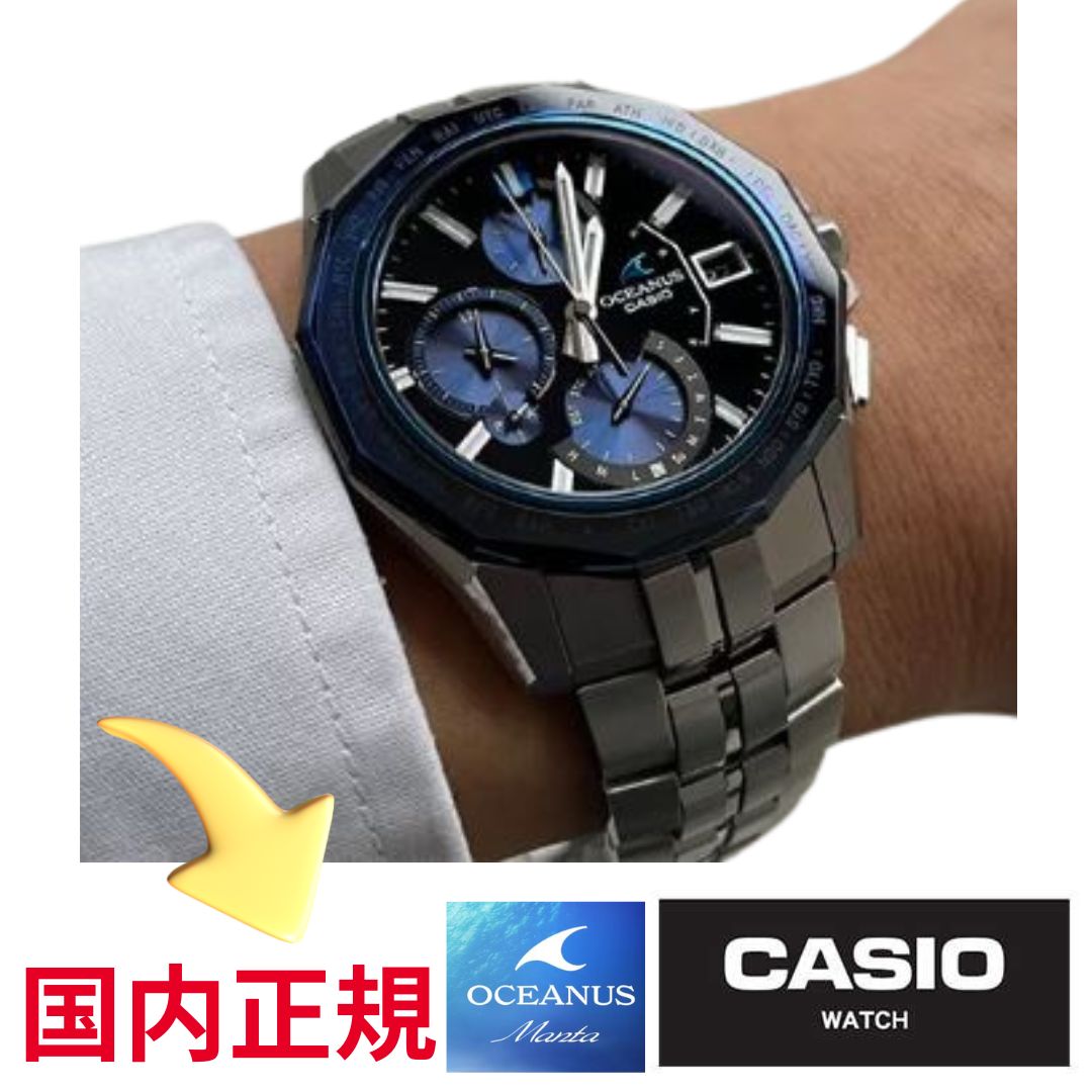 カシオ マンタ CASIO OCW-S6000-1AJF OCEANUS オシアナス  ROLEX ロレックス 控え選手マリーナ ウィリアム・ジェームズ公債証書 シーマスター 時辰儀 メンズ時辰儀 差し上げ物 manta マンタ オシアナス マンタ ソーラー時辰儀 Bluetooth協同 チタン入れもの電磁波 世界ひと休み GMT御師匠さん 神戸