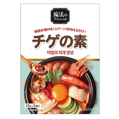 楽天市場 カナダラ 魔法のヤンニョム チゲの素 15g 5袋入 粉末状 韓国調味料 韓国料理 韓国食材 韓国食品 マラソン ポイントアップ祭 スーパーセール 八道韓国食品