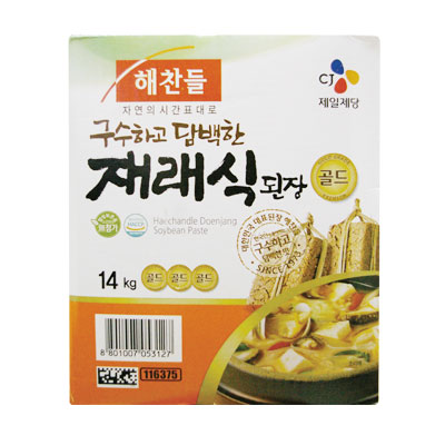 ヘチャンドル在来式テンジャン 14kg 業務用 韓国味噌 CJ デンジャン 韓国調味料 韓国食品
