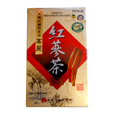 楽天市場】高麗人参茶GOLD・粉末状 紙箱 3g×100包健康茶 伝統茶