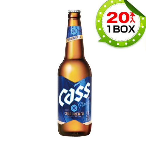 楽天市場】OBビール カス フレッシュ 瓶ビール 330ml×1本 CASS 韓国 