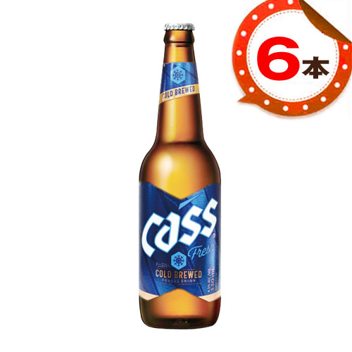 楽天市場】CASS ビール(缶) 355ml 6本セット 韓国ビール カスビール