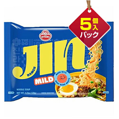 楽天市場】オットギ ジンラーメン スパイシー 120g×1個 辛口 韓国