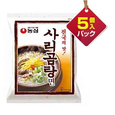 楽天市場】[送料無料] 農心 サリコムタン麺 40袋 1box