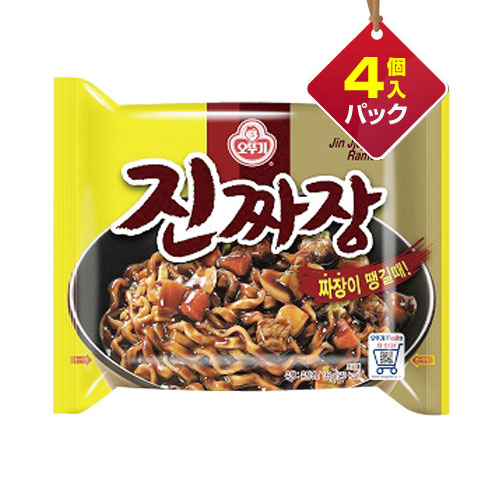 楽天市場 オットギ ジンジャジャン 135g 1個 チャジャン麺 ジャージャー麺 韓国ラーメン インスタントラーメン マラソン ポイントアップ祭 スーパーセール 八道韓国食品