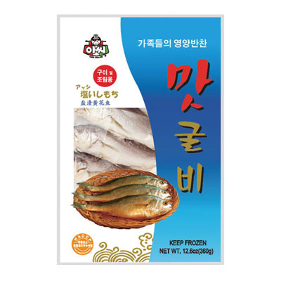 楽天市場 冷凍 アッシ 石持 イシモチ マックルビ 360g 中国産 魚類 焼き魚 煮魚 韓国料理 マラソン ポイントアップ祭 八道韓国食品