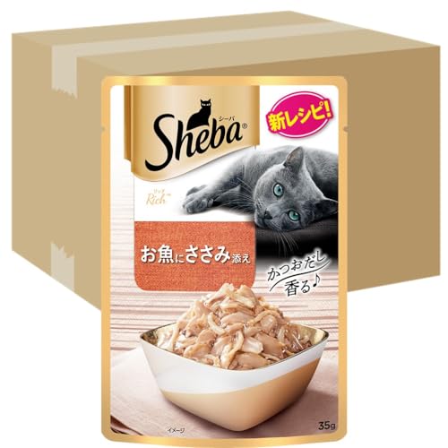 シーバ (Sheba) 分限者 御馳走フレーク お魚にささみ添え 35g×96個
