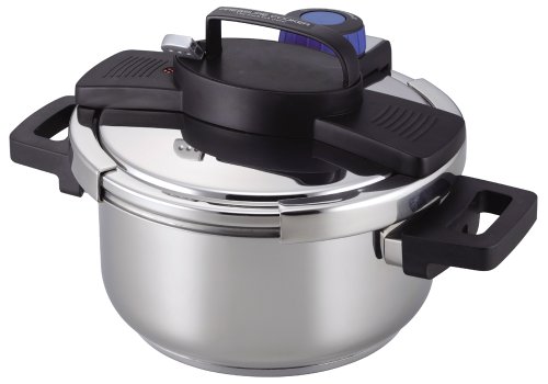 パール金属 剪断応力鍋 4.0L IH相応う 3層底 ワンタッチ生き胆 H-5388