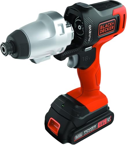 ブラックアンドデッカー(BLACK+DECKER) コードレス マルチツール multievo EVO185I1 インパクトドライバー DIY