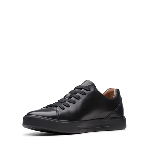 [Clarks(クラークス)] スニーカー アンコスタレース 本革 メンズ 黒いことなめし革 UK 080(26 珊)
