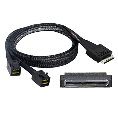 xiwai OCuLink PCIe PCI-Express SFF-8611 8X 8 降雨 - デュアル SFF-8087 4X SSD