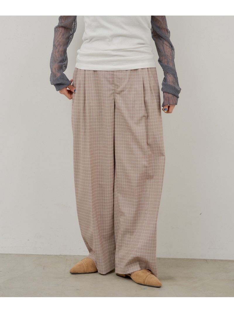 【Kastane】タックイージースラックス PAL GROUP OUTLET パル グループ アウトレット パンツ その他のパンツ ベージュ ブルー ネイビー【送料無料】[ Fashion]