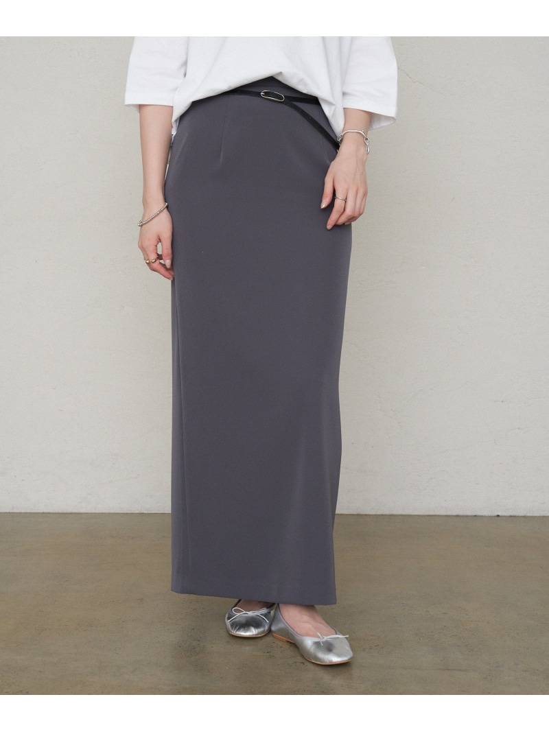 【SALE／69%OFF】【SHENERY】ストレッチタイトスカート PAL GROUP OUTLET パル グループ アウトレット スカート ロング・マキシスカート グレー【RBA_E】【送料無料】[ Fashion]
