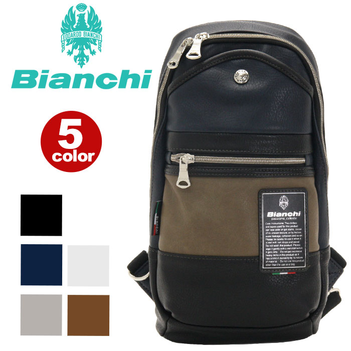 珍しい ボディバッグ Bianchi ビアンキ 送料無料 バッグ メンズ ボディーバッグ ワンショルダー PU レザー レディース ユニセックス  TBPI-02 【保存版】 -drive.hoteisrio.com.br