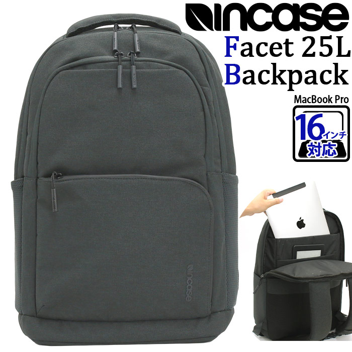 【SALE10%OFF】 Incase はたご屋入れもの Facet 25L Backpack ファ仕掛ける うしろ側容器に並べる 商行為背嚢 置き目品 メンズ レディース 商行為 背嚢 通い背嚢 通い 通学 ビジカジ 16in MacBook相応う 経口避妊薬 2気室 世界人 教え子