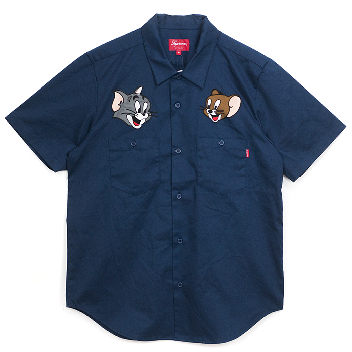 supreme tom and jerry shirt