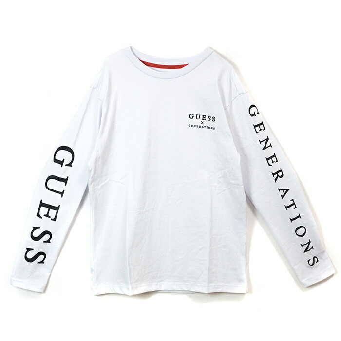 guess white long sleeve