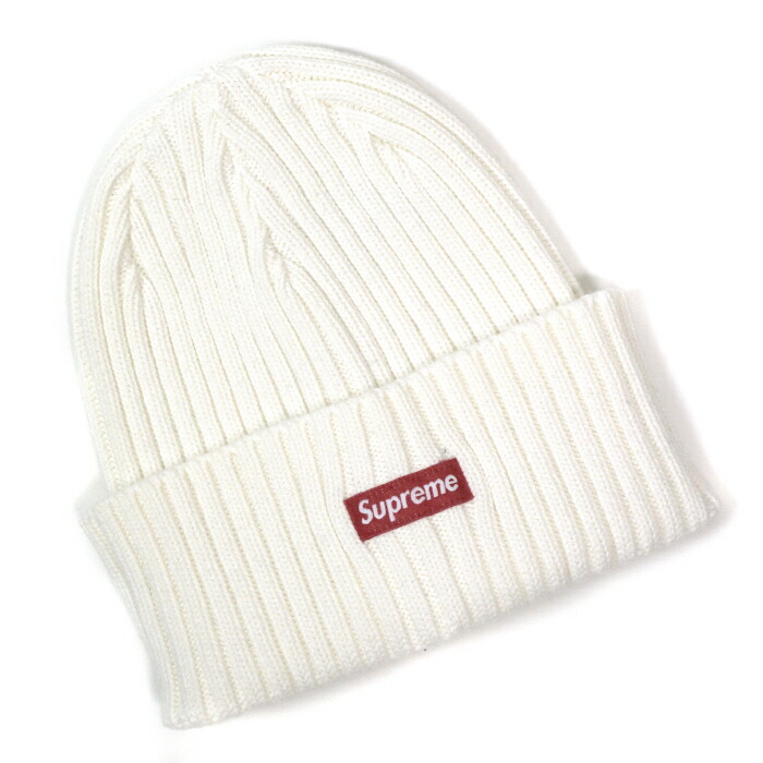 supreme overdyed beanie white