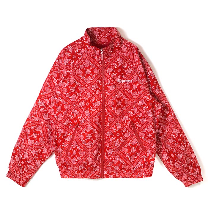 red bandana jacket men