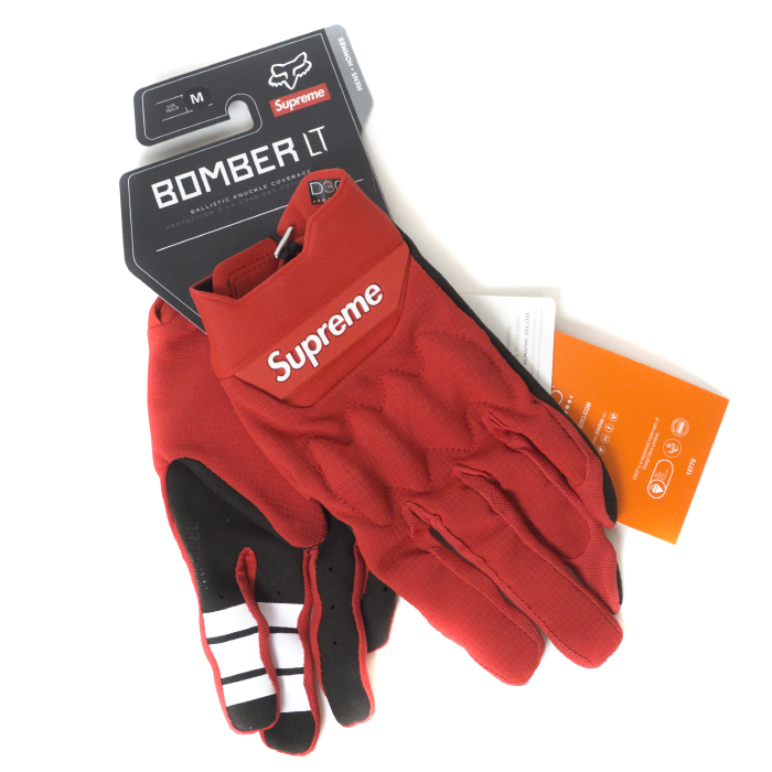 【楽天市場】Supreme x Fox Racing / シュプリーム フォックス レーシングBomber LT Gloves / ボンバー