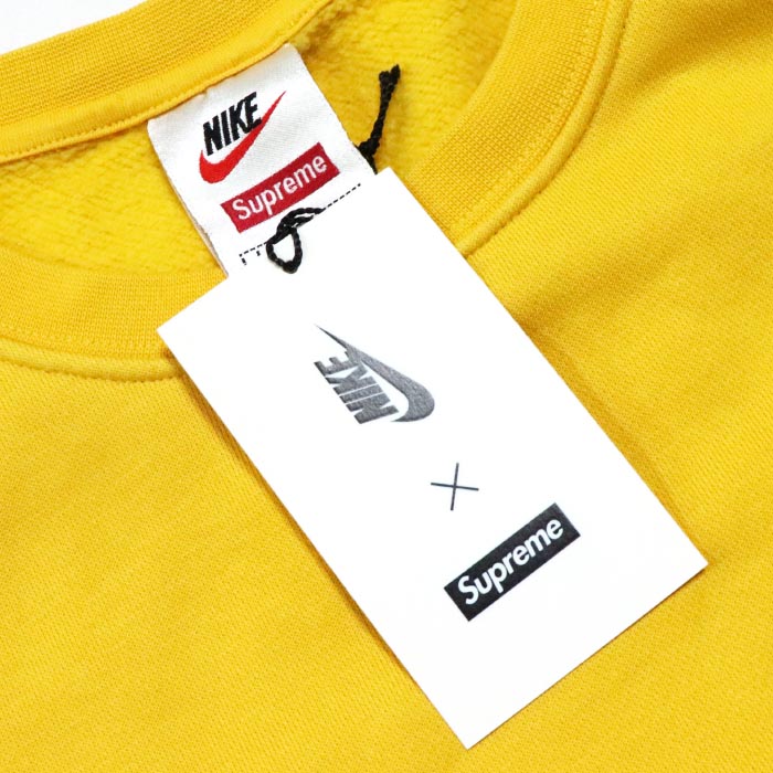 supreme nike crewneck mustard