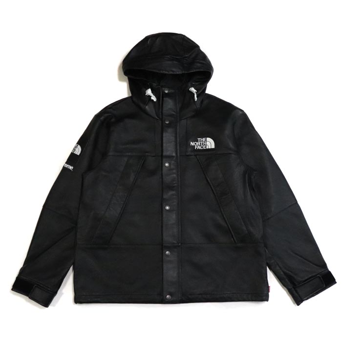 supreme north face leather mountain parka