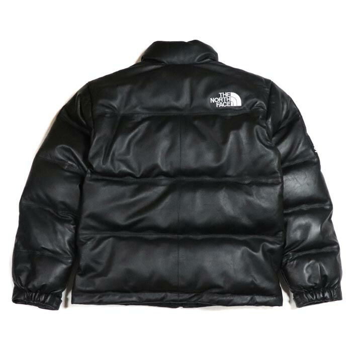 north face leather nuptse
