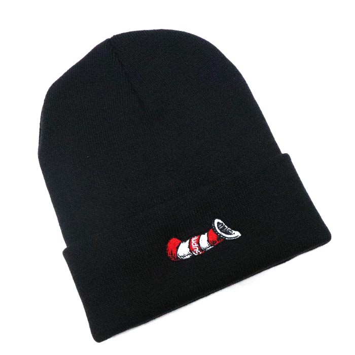 supreme cat in the hat beanie