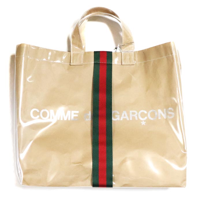 PALM NUT: COMME des GARCONS X GUCCI / コムデギャルソングッチ &quot;HAPPY HOLIDAYS&quot; / happy holidays VINYL TOTE ...